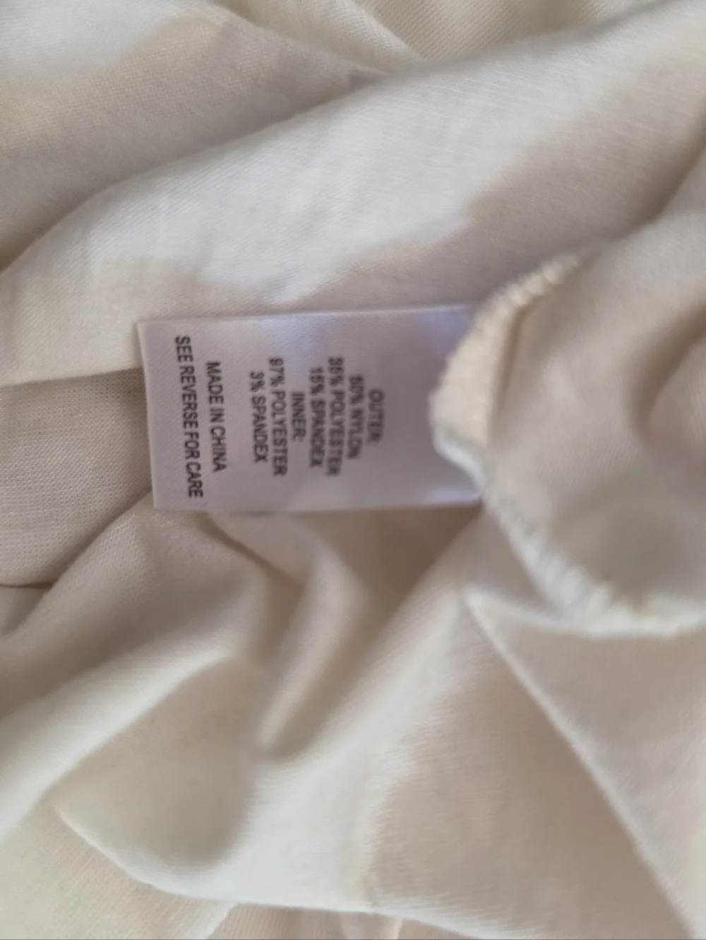 Women's Catus And Pearl Cream Floral Lace Overlay Top Size Medium NWT - Picture 4 of 5